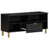 Schwarzer TV-Schrank Barnova 100x33x46cm (Holz)