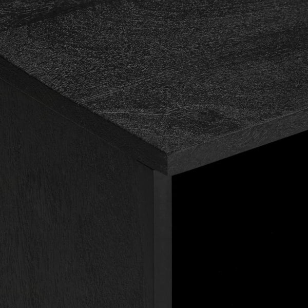 Schwarzer TV-Schrank Barnova 100x33x46cm (Holz)
