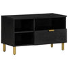 Schwarzer TV-Schrank Brandyn 80x33x46cm (Holz)