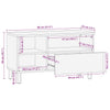 Schwarzer TV-Schrank Brandyn 80x33x46cm (Holz)