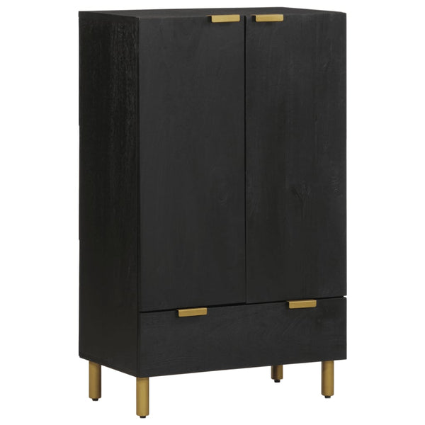Schwarzer Schrank Serghian 60x33x100cm (Holz)