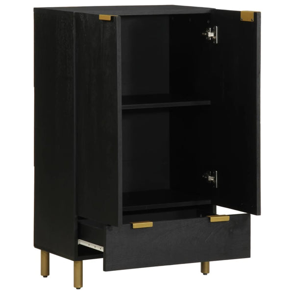 Schwarzer Schrank Serghian 60x33x100cm (Holz)