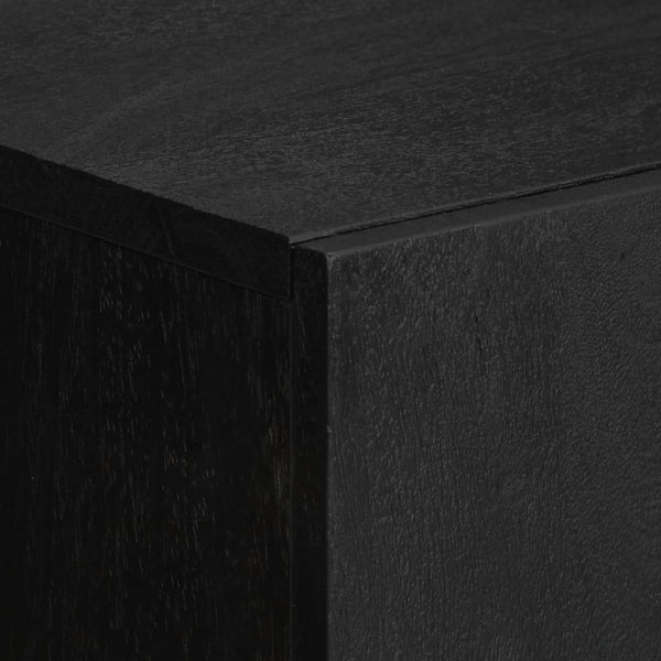 Schwarzer Schrank Serghian 60x33x100cm (Holz)
