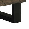 Nachttisch Birceanu 40x33x46cm schwarz (Mangoholz)