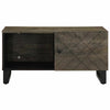 Schwarzer Couchtisch Latrina 80x50x40cm (Mangoholz)
