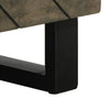 Schwarzer Couchtisch Latrina 80x50x40cm (Mangoholz)