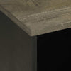 Schwarzes TV-Lowboard Haylee 80x33x46cm (Mangoholz)
