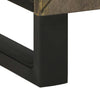 Waschtischunterschrank Manduta, schwarz, 62x33x58cm (Massivholz Mangoholz)