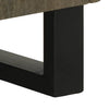 Schwarzes Sideboard Tutekov 60x33x75cm (Massivholz Mango)