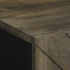 Schwarze Kommode Zorinel 60x33x75cm (Mangoholz)