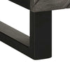 Schwarze Kommode Zorinel 60x33x75cm (Mangoholz)