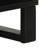 Schwarzes Sideboard Sigrit 80x33x75cm (Mangoholz)