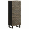 Schwarzer Schrank Boroka 40x33x110cm (Mangoholz)