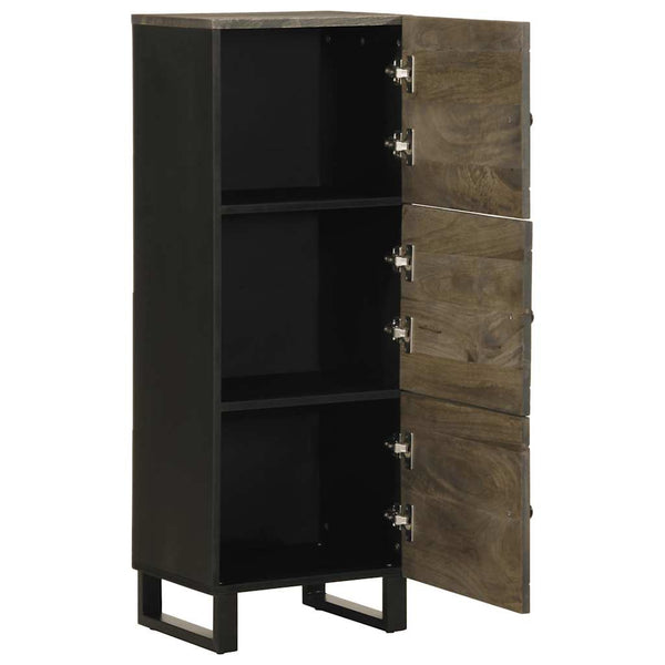 Schwarzer Schrank Boroka 40x33x110cm (Mangoholz)