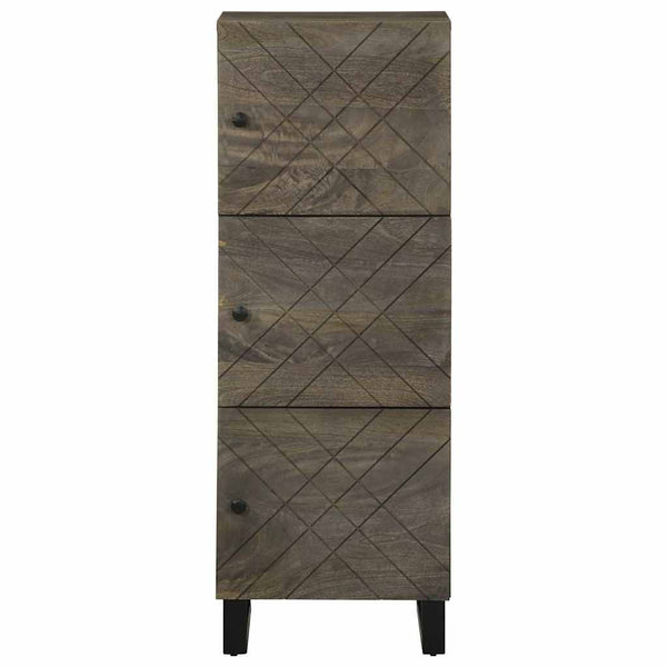 Schwarzer Schrank Boroka 40x33x110cm (Mangoholz)