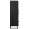 Schwarzer Schrank Boroka 40x33x110cm (Mangoholz)