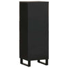 Schwarzer Schrank Boroka 40x33x110cm (Mangoholz)