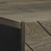 Schwarzer Schrank Boroka 40x33x110cm (Mangoholz)