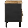 TV-Schrank Moanti Schwarz 70x33,5x46cm (Mangoholz massiv)