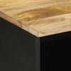 TV-Schrank Moanti Schwarz 70x33,5x46cm (Mangoholz massiv)
