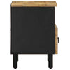Nachtschrank Kasar 40x33x46cm schwarz (Mango Massivholz)