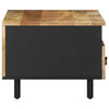 Schwarzer Couchtisch Remut 80x54x40cm (Mangomassivholz)