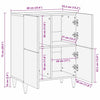 Beistelltisch Braun 60 x 33,5 x 75 cm
