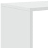 Raumteiler weiß 3 Ebenen Imelda 123x29x123cm (Holz)