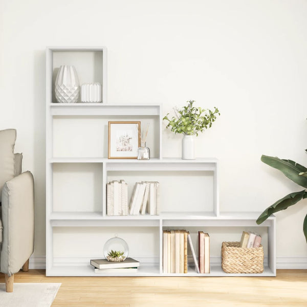 Raumteiler Imelda, weiß, 143,5x29x143,5cm (Holz)