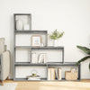Raumteiler Imelda grau 143,5x29x143,5cm (Holz)