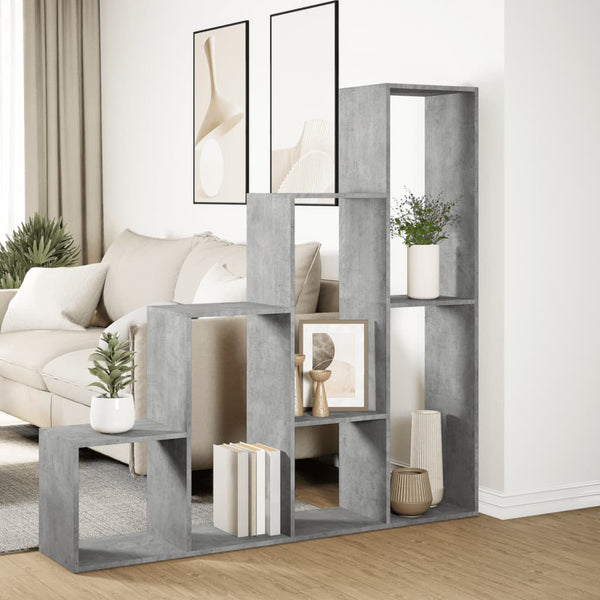 Raumteiler Imelda grau 143,5x29x143,5cm (Holz)
