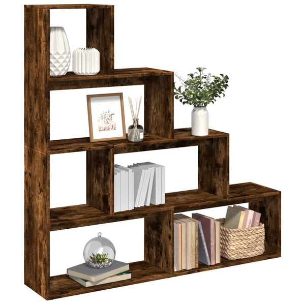 Raouche Raumteiler Imelda 143,5x29x143,5cm (4 Ebenen, Holz)