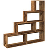 Raumteiler Imelda 143,5x29x143,5cm (4 Ebenen Altholz, Holz)