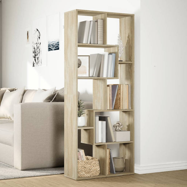 Raumteiler/Bücherregal Sonoma Ghizzela 67x25x161,5cm (Holz)