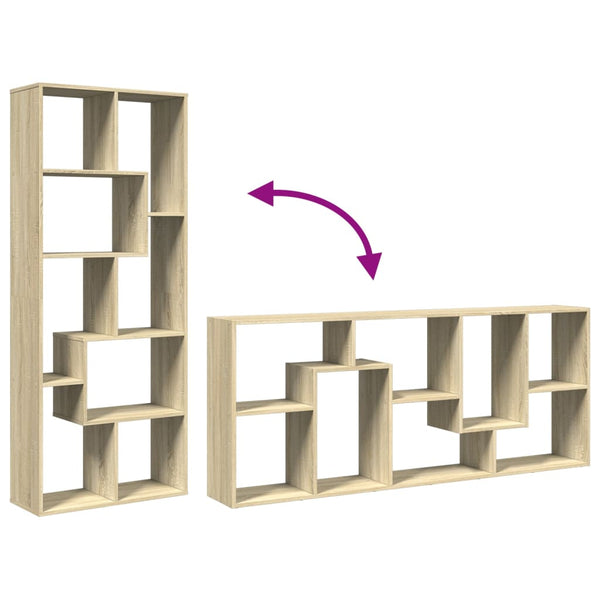 Raumteiler/Bücherregal Sonoma Ghizzela 67x25x161,5cm (Holz)