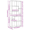 Raumteiler/Bücherregal Sonoma Ghizzela 67x25x161,5cm (Holz)