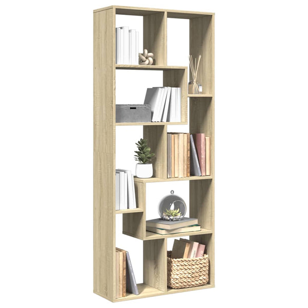 Raumteiler/Bücherregal Sonoma Ghizzela 67x25x161,5cm (Holz)