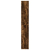 Raumeiler/Bücherregal Ghizzela aus geräucherter Eiche 67x25x161,5cm (Holz)