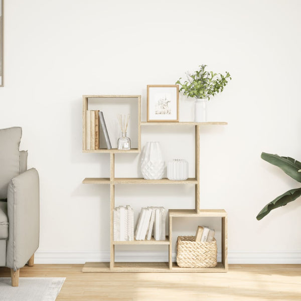 Sonoma Eiche Raumteiler/Bücherregal Adelhaida 92x29x112cm (Holz)