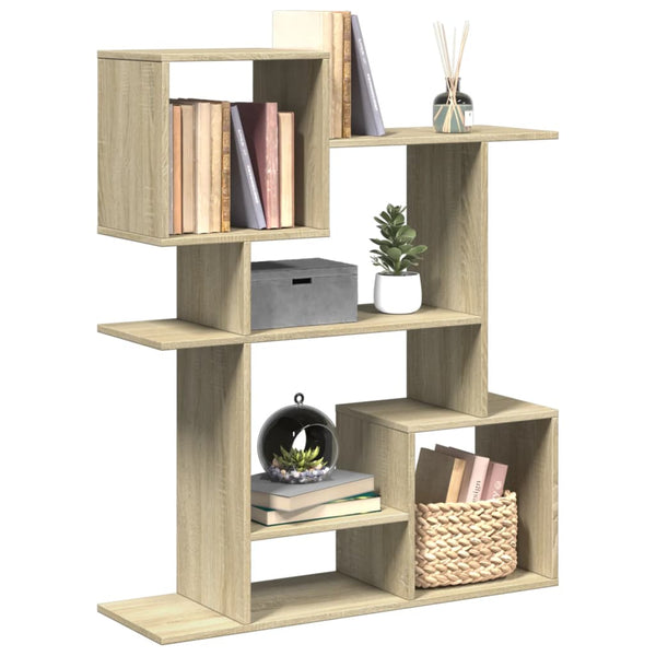 Sonoma Eiche Raumteiler/Bücherregal Adelhaida 92x29x112cm (Holz)