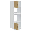 Sonoma-Eiche-Backofenschränke Tacue (2 Stk. Lucca entworfenes Holz)