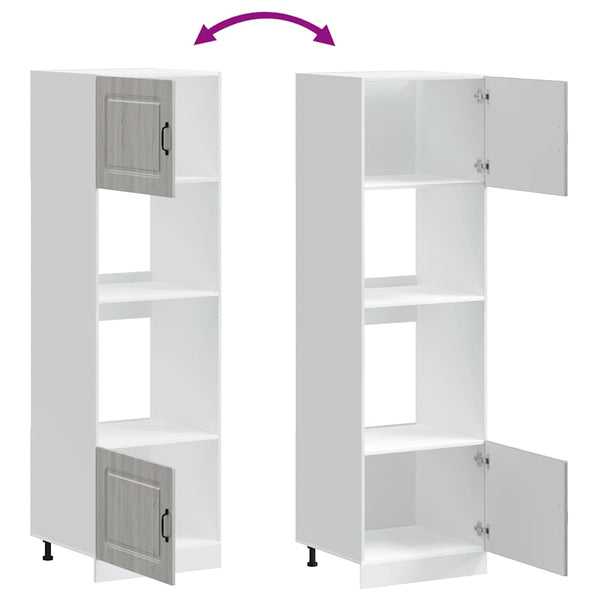 Graue Oberschränke Tacue (2 Stk. Lucca Sonoma Holzdesign)