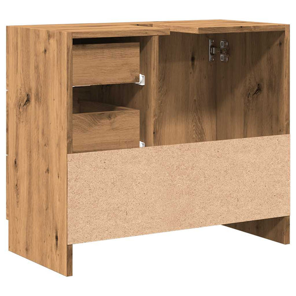 Artesaani Eiche Waschtischunterschrank Arethya 63x30x54cm (Holz)