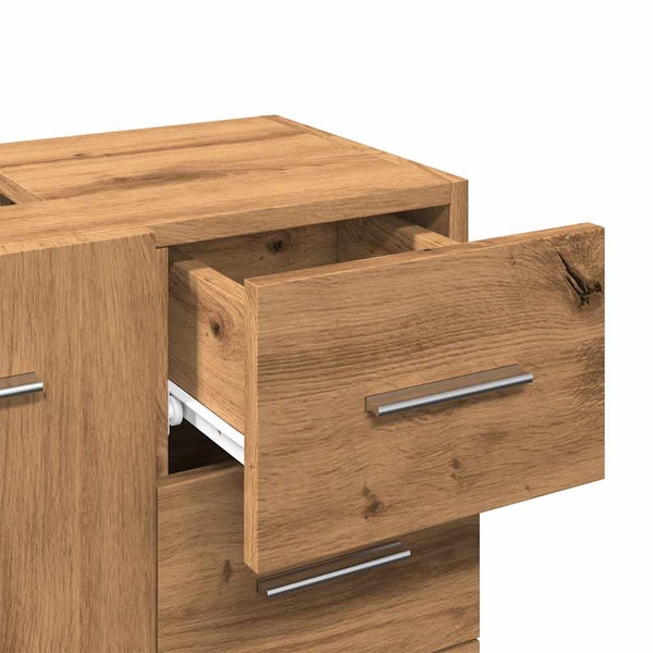 Artesaani Eiche Waschtischunterschrank Arethya 63x30x54cm (Holz)