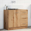Artesaani Eiche Waschtischunterschrank Arethya 63x30x54cm (Holz)