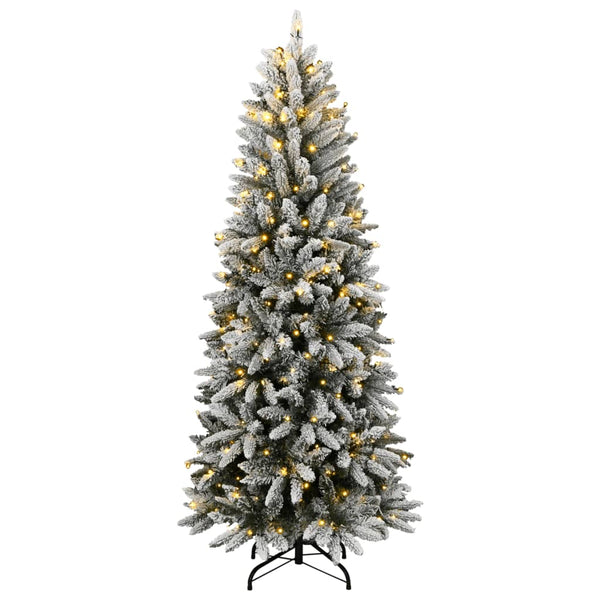 Künstlicher Weihnachtsbaum Nurtea 150cm (150 LED-Lichter und Schneeflocken)