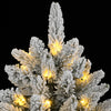 Künstlicher Weihnachtsbaum Nurtea 150cm (150 LED-Lichter und Schneeflocken)