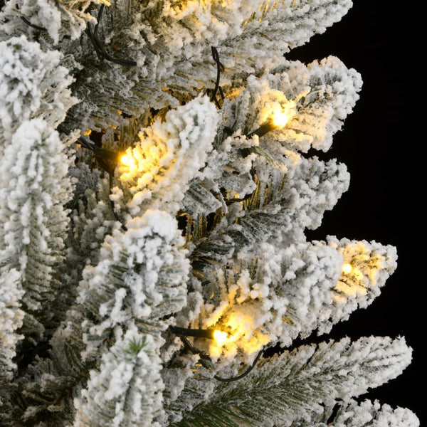 Künstlicher Weihnachtsbaum Nurtea 150cm (150 LED-Lichter und Schneeflocken)
