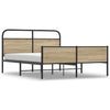 Metallbettgestell Mirci 180x200cm aus Rauchereiche