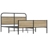 Metallbettgestell Mirci 180x200cm aus Rauchereiche